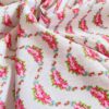 Vintage floral print fabric for dresses, skirts, quilting and crafts, pet clothing, pinup clothing, and sewing skirts.