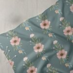 Novelty Fabric with floral prints - vintage flowers print for children's clothing, dog bandanas & handmade bows & crafts.