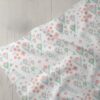 Pastel Floral Print Fabric, for sewing dog bows and bandanas, ties & bowties, skirts, dresses, handbags & quilting.