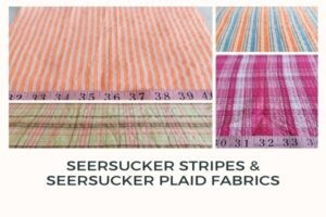Seersucker Fabric for shirts, children's clothing, bowties and ties, preppy clothing, vintage menswear like seersucker jackets.