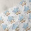 Teddy bears & Star Pillows Fabric, for sewing dog bows and bandanas, ties & bowties, skirts, dresses, handbags & quilting.
