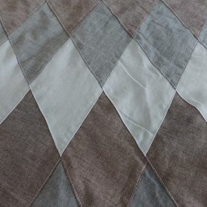 Diamond Chambray patchwork fabric for classic children's clothing, vintage menswear, jackets, tote bag, and denim skirts.