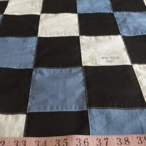 Patchwork fabric with solid patches, for children's clothing, menswear, skirts, dresses, handmade bows & dog bandanas.