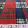 Wool Patchwork fabric for winter sewing projects, such as wool shirts, dresses and skirts, wool coats & blazers and caps and hats.
