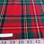 Christmas plaid fabric - Flannel plaid, for Christmas sewing, crafts, children's clothing, dog bandanas & Christmas gifts.