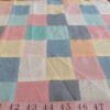 Patchwork Fabric with solid color patches for handmade kids clothing, dog bandanas, etsy sewing, kid's sewing and crafts.