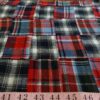 Flannel Patchwork madras fabric for classic children's clothing, handmade clothing, Fall & winter sewing & outdoor clothing.