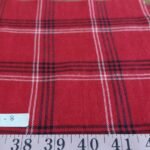Twill Plaid or flannel madras plaid fabric for men's winter shirts, outdoor clothing, children's clothing, and dog bandanas.