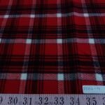 Wool Plaid Fabric made of wool and polyester, for wool shirts, winter skirts & dresses, wool jackets, and coats & Fall clothing.