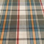 Madras Plaid Fabric for men's jackets, neckwear, vintage shirts, classic childen's children's, dog bandanas and pet clothing.