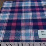 Twill Flannel madras fabric for winter sewing like shirts, outdoor clothing, dog bandanas, flannel bowties & children's clothing.