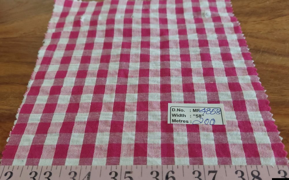 Seersucker Gingham Check for classic children's clothing, dog bandanas & bows, bowties, gingham skirts & vintage dresses.