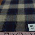 Twill Flannel madras fabric for winter sewing like shirts, outdoor clothing, dog bandanas, flannel bowties & children's clothing.