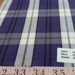 Twill Madras Fabric, brushed like flannel or plain twill madras, for men's shirts, hunting and fishing shirts, and twill dresses.