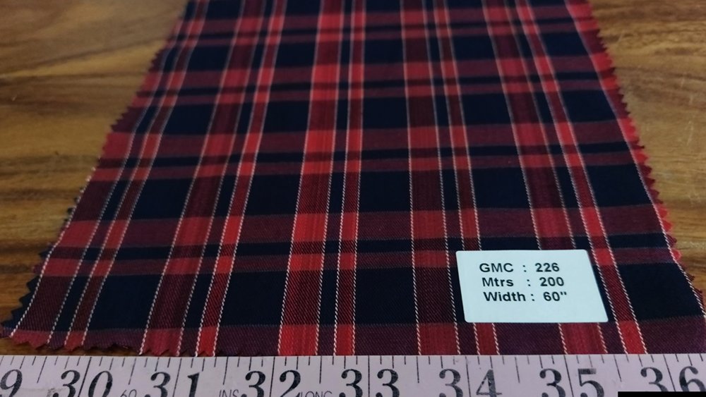 Twill Flannel madras fabric for winter sewing like shirts, outdoor clothing, dog bandanas, flannel bowties & children's clothing.