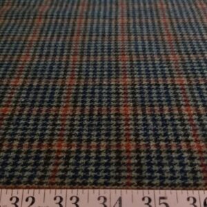 Wool Plaid or wool check fabric, best for wool shirts, ties & bowties, winter coats and jackets, and for winter preppy clothing.