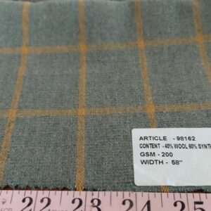 Wool-blend WindowPane Plaid Fabric for Fall & winter hats, dog bandanas & bows, classic children's clothing, ties & bowties.