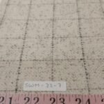 Wool fabric in windowpane check pattern, for Fall & winter clothing like shirts, skirts, dresses, coats, hats, caps and bowties.