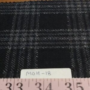 Wool Plaid Fabric for wool shirts, winter skirts & dresses, wool jackets, Fall clothing, Winter sewing and craft projects.