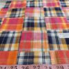 Vintage Patchwork Madras fabric for ivy style clothing, preppy menswear, classic children's clothing, dog bandanas & bows.