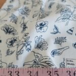 Printed Corduroy fabric for jackets, corduroy pants, children's clothing, winter clothing, corduroy bowties & dog bandanas.