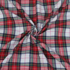Plaid Twill Cotton Tartan fabric for Fall & winter sewing of shirts, outdoor clothing, classicchildren's clothing & retro clothing.
