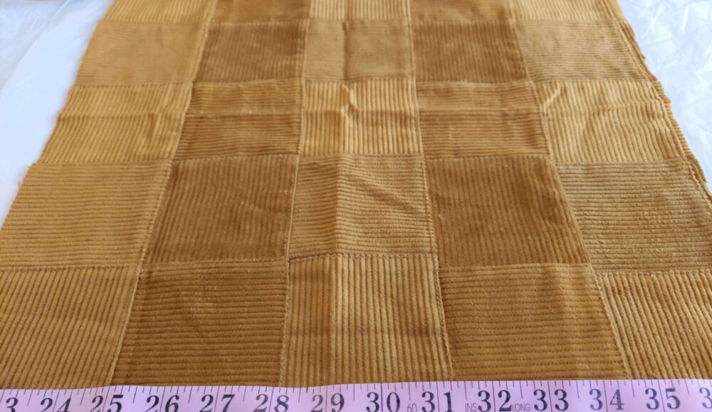 Corduroy patchwork fabric for sewing men's jackets, corduroy pants, winter clothing, shorts & jackets, and for hats and caps.