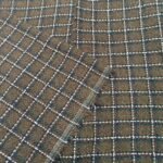 Wool Plaid Fabric made of wool and polyester, for wool shirts, winter skirts & dresses, wool jackets, and coats & Fall clothing.