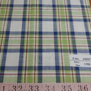 Plaid Twill Madras fabric for classic children's clothing, plaid bowties, bows and ties, dog bandanas and shirts, caps, coats.