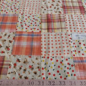 Patchwork Madras & floral fabric for ivy style clothing, menswear, classic children's clothing, dog bandanas & bows.