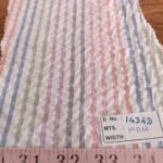 Seersucker Striped Fabric for shirts, children's clothing, bowties and ties, southern clothing, vintage menswear.