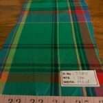 Plaid Twill Madras fabric for classic children's clothing, plaid bowties, bows and ties, dog bandanas and shirts, caps, coats.