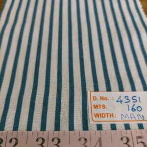 Twill Striped Fabric for pants, coats, jackets, caps, retro skirts & dresses, shorts, decor sewing of cushion covers, table cloths.