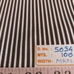 Twill Striped Fabric for coats, jackets, caps, retro skirts & dresses, couture dresses, men's shirts and children's clothing.
