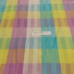 Bright Plaid fabric for menswear, vintage skirts & dresses, retro sewing, fun children's clothing, pet clothing & costumes.