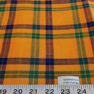 Preppy Plaid Fabric woven in a plain weave for preppy clothing, preppy sewing and crafts and perfect for handmade things.