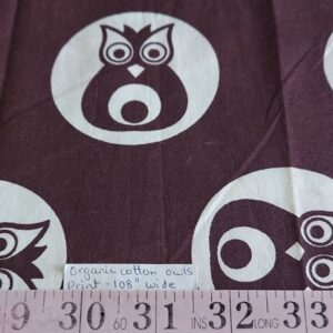 Owls print fabric / owls print for dresses, skirts, bowties, children's clothing, quilting and for sewing dog & cat bandanas.