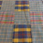 Patchwork Madras fabric for ivy style clothing, preppy menswear, classic children's clothing, dog bandanas & handmade bowties.