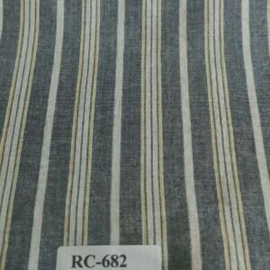 Gray Chambray Striped Fabric for Shirts, Dresses & Decor