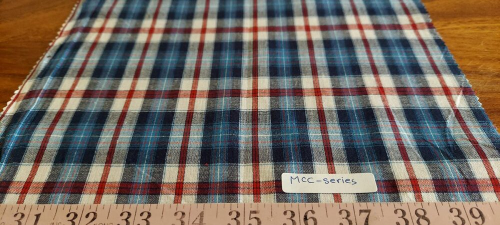 Madras Plaid fabric for classic menswear, vintage skirts & dresses, retro sewing, classic children's clothing & costumes.