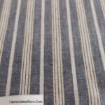 Striped Chambray fabric or preppy stripes for sewing skirts, shirts, coats, ties, bowties, bandanas and children's clothing.