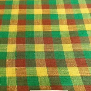 Yellow & Green Gingham fabric for shirts, skirts, vintage & retro dresses, dog bandanas, bowties, home decor & kids clothing.