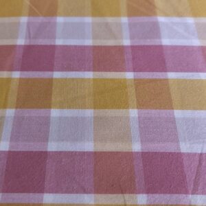 Pink Check fabric for shirts, bowties, ties, dog bandanas, classic childrens clothing, southern clothing, and vintage sewing.