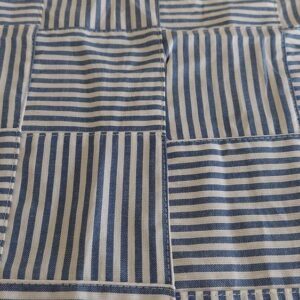 Patchwork Striped fabric for preppy menswear, classic children's clothing, etsy handmade clothing, retro dresses & skirts.