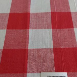Multi Color Gingham Check Fabric AT-22-762