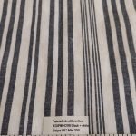 Black & White Chambray Striped Fabric for shirts, coats, children's clothing, bowties, vintage sewing, retro skirts & dresses.