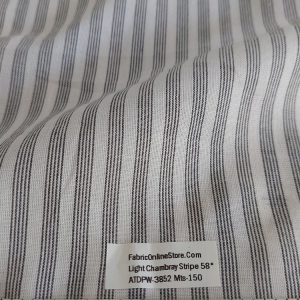 Black & White Striped Fabric for shirts, coats, children's clothing, bowties, vintage sewing, dog bandanas, skirts & dresses.