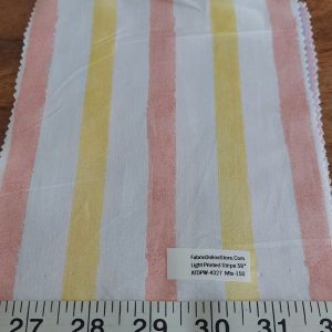 Striped fabric for sewing skirts, shirts, coats, ties, bowties, dog bandanas, retro & vintage clothing and kids clothing.