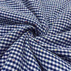 Seersucker Gingham Fabric for preppy clothing, seersucker bowties, sewing dresses & skirts, and vintage & retro clothing.