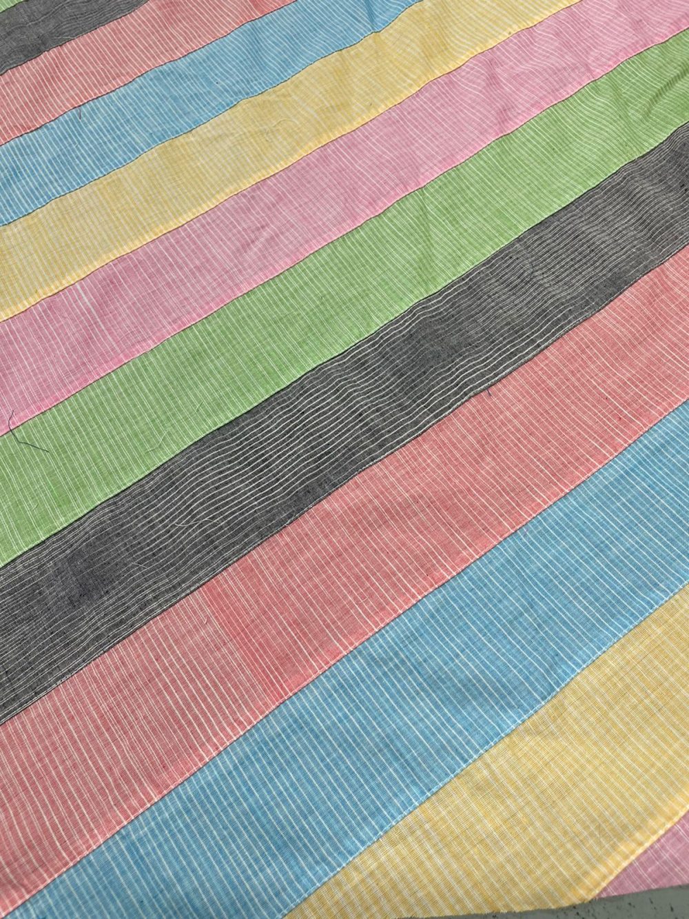 Patchwork Striped fabric for preppy menswear, classic children's clothing, etsy handmade clothing, retro dresses & skirts.